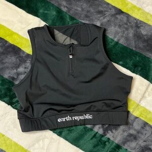 Black Women's Crop Top